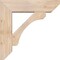 Ekena Millwork Legacy Slat Smooth Bracket w/ Offset Brace, Douglas Fir, 7 1/2"W x 28"D x 28"H BKT0806X28X28LEC06SDF - alternate 4